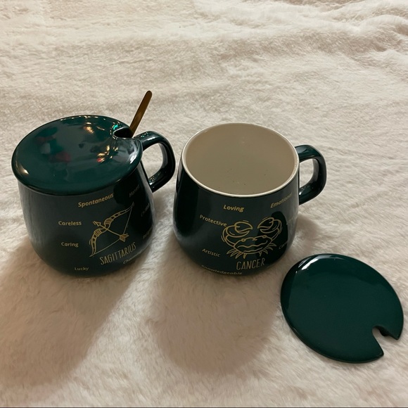 Zodiac Coffee mug set with the coffee warmer - Picture 3 of 13